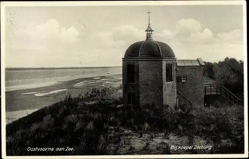 Ak Oostvoorne aan Zee Südholland, Bij koepel Zeeburg