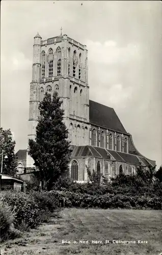 Ak Brielle Südholland, Ned. Herv. St. Catharine Kerk