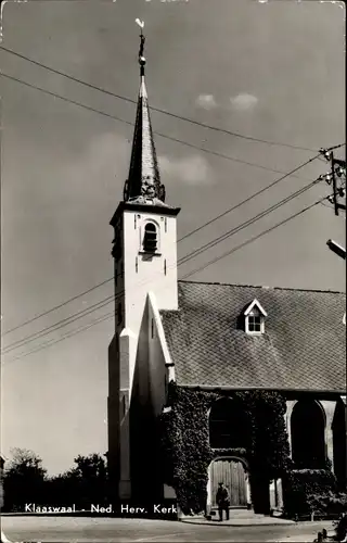 Ak Klaaswaal Südholland, Ned. Herv. Kerk