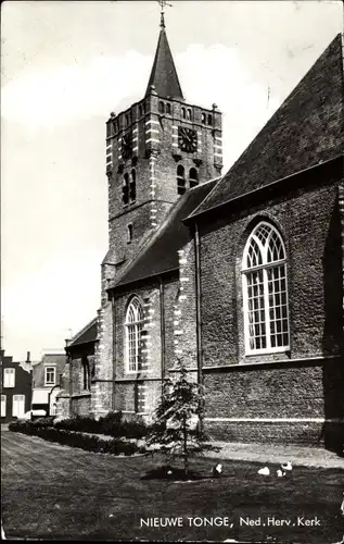 Ak Nieuwe Tonge Südholland, Ned. Herv. Kerk