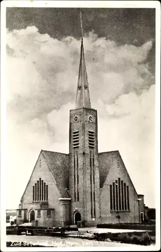 Ak Zuid Beijerland Südholland, Ned. Herv. Kerk