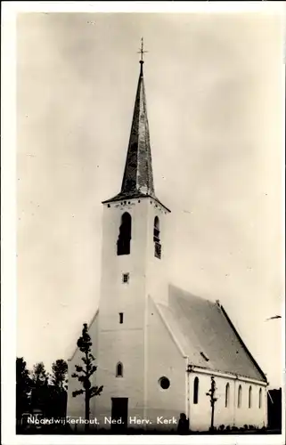 Ak Noordwijkerhout Noordwijk Südholland, Ned. Herv. Kerk