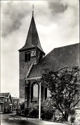 Ak Giessenburg Südholland, Ned. Herv. Kerk