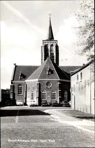 Ak Groot Ammers Südholland, Ned. Herv. Kerk