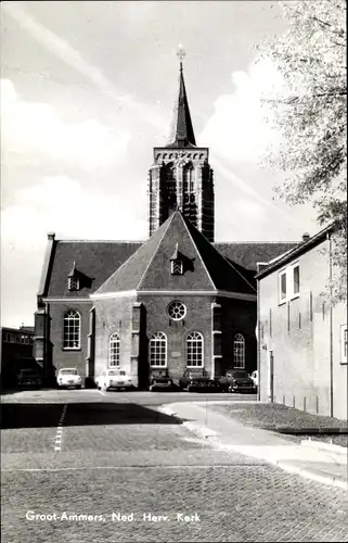 Ak Groot Ammers Südholland, Ned. Herv. Kerk