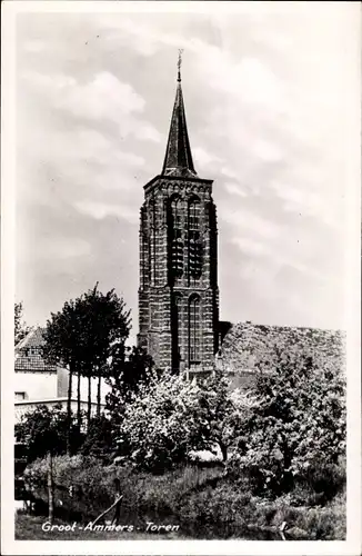 Ak Groot Ammers Südholland, Ned. Herv. Kerk, Toren