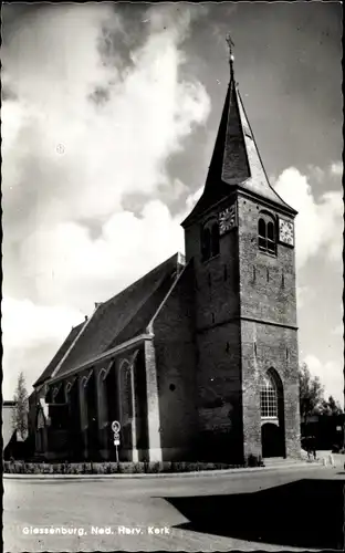 Ak Giessenburg Südholland, Ned. Herv. Kerk