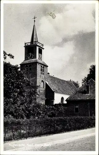 Ak Nigtevecht Utrecht Niederlande, Ned. Herv. Kerk