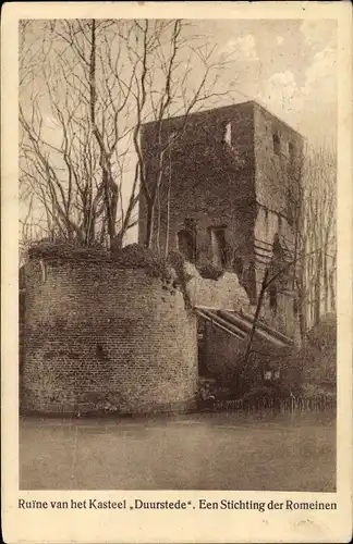 Ak Wijk bij Duurstede Utrecht, Ruine van het Kasteel Duurstede