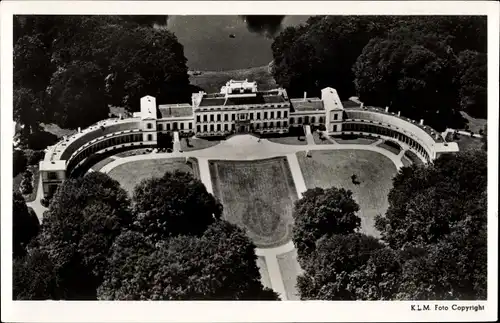 Ak Soestdijk Utrecht Niederlande, Palace of H.R.H. Princess Juliana, Luftbild