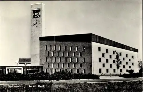 Ak Spakenburg Utrecht Niederlande, Geref. Kerk