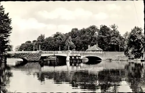 Ak Loenen aan de Vecht Utrecht, Provinciale Brug