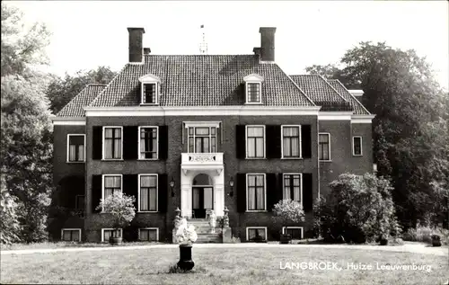 Ak Langbroek Utrecht Niederlande, Huize Leeuwenburg