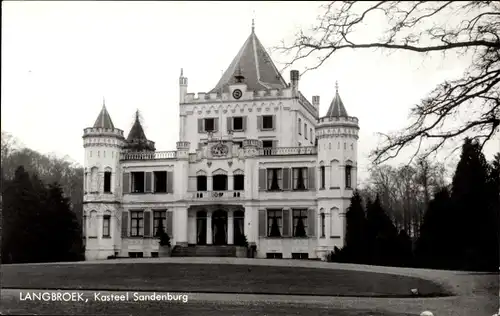 Ak Langbroek Utrecht Niederlande, Kasteel Sandenburg