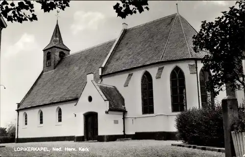 Ak Lopikerkapel Utrecht Niederlande, Ned. Herv. Kerk