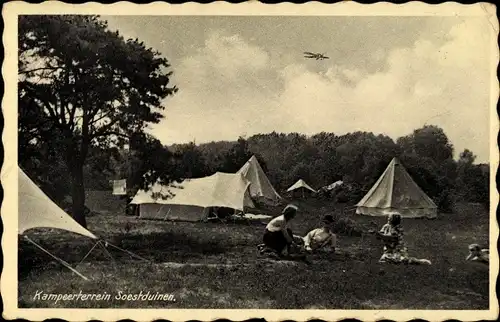 Ak Soestduinen Soest Utrecht Niederlande, Kampeerterrein