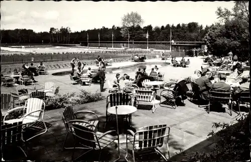 Ak Soestduinen Soest Utrecht Niederlande, Natuurbad, Terras