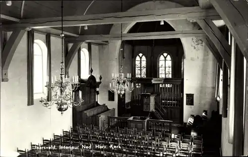 Ak Jaarsveld Utrecht Niederlande, Interieur Ned. Herv. Kerk