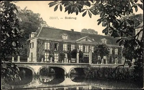 Ak Zeist Utrecht Niederlande, Slotbrug