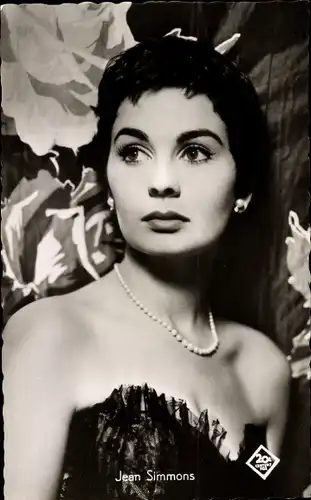 Ak Schauspielerin Jean Simmons in Désirée, Portrait