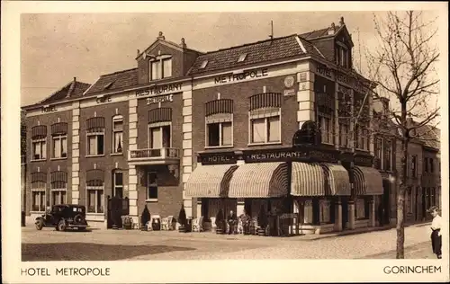 Ak Gorinchem Südholland Niederlande, Hotel Metropole