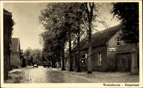 Ak Westerhoven Nordbrabant, Dorpstraat