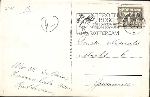 Ak Rotterdam Südholland Niederlande, Zwaanshals