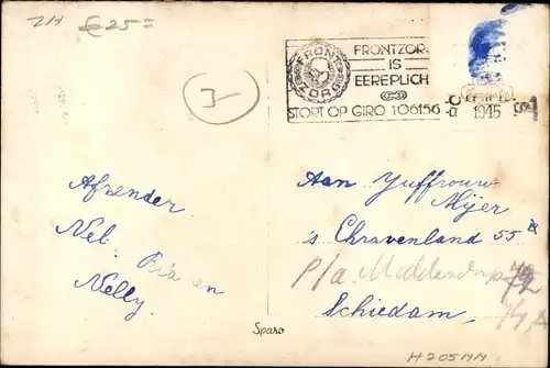 Ak Rotterdam Südholland Niederlande, Jonker Fransstraat