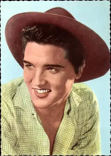 Ak Schauspieler und Sänger Elvis Presley, Portrait