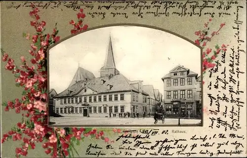 Passepartout Ak Uelzen in Niedersachsen, Rathaus