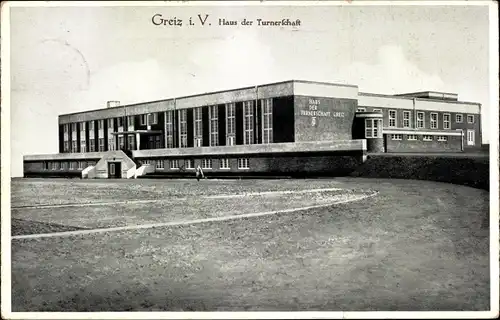 Ak Greiz im Vogtland, Haus der Turnerschaft