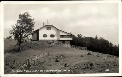 Ak Niederösterreich, Hermann Rudolf Hütte am Schwarzwaldeck