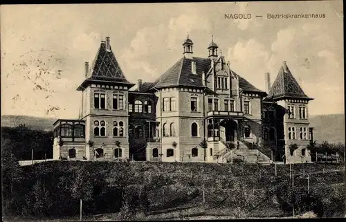 Ak Nagold im Schwarzwald, Bezirkskrankenhaus