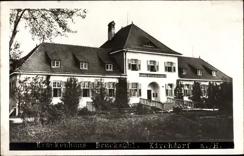 Foto Ak Kirchdorf am Haunpolt Bruckmühl Oberbayern, Krankenhaus