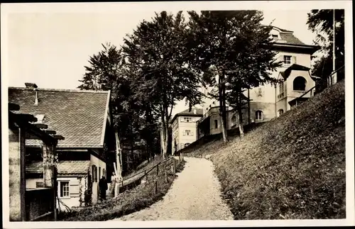 Ak Münsing am Starnberger See Oberbayern, Ferienheim Seeheim, Hofrat Dr. Schwörer Heim