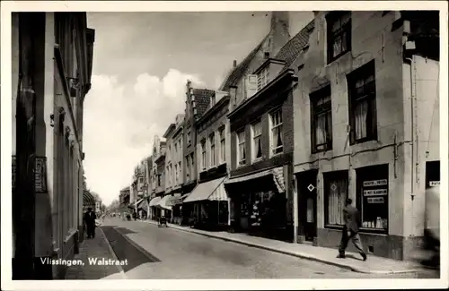 Ak Vlissingen Zeeland Niederlande, Walstraat