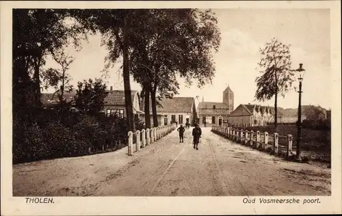 Ak Tholen Zeeland Niederlande, Oud Vosmeersche poort