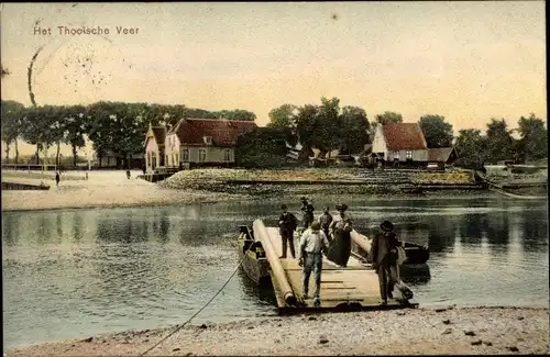 Ak Tholen Zeeland Niederlande, Het Thoolsche Veer