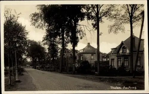 Ak Tholen Zeeland Niederlande, Postweg