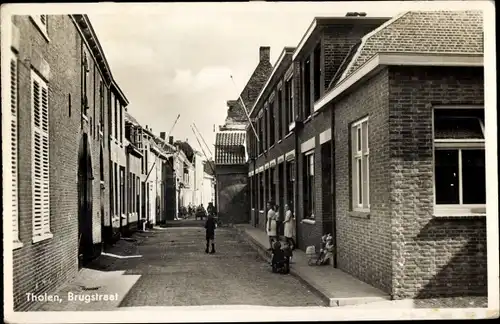 Ak Tholen Zeeland Niederlande, Brugstraat