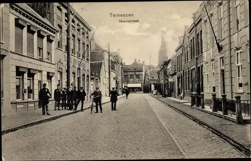 Ak Terneuzen Zeeland Niederlande, Nieuwstraat