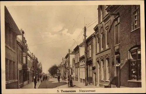 Ak Terneuzen Zeeland Niederlande, Nieuwstraat