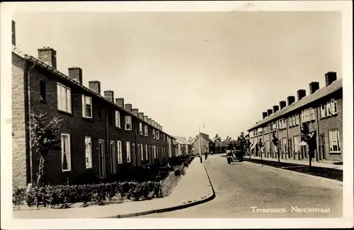 Ak Terneuzen Zeeland Niederlande, Narcisstraat