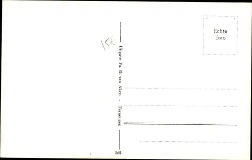 Ak Terneuzen Zeeland Niederlande, Axelschestraat