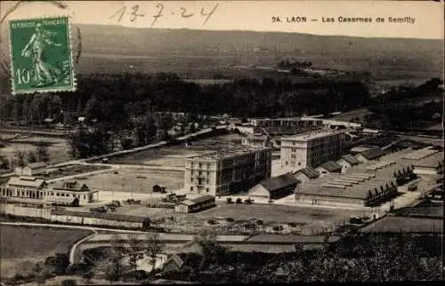 Ak Laon Aisne, Les Casernes de Semilly