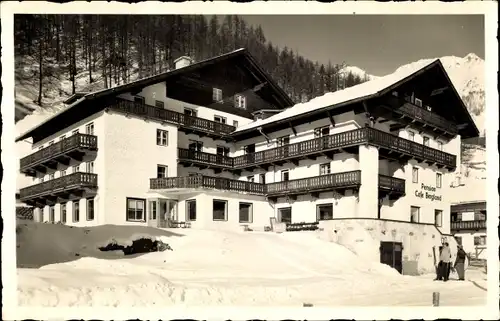 Ak Sölden Tirol, Hotel Bergland im Winter