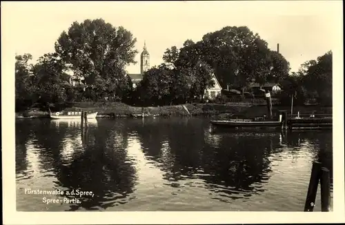 Ak Fürstenwalde an der Spree, Spreepartie