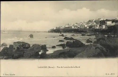 Ak Larache Marokko, Vue de Larache-de-la-Barre