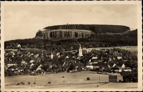 Ak Scheibenberg im Erzgebirge Sachsen, Panorama