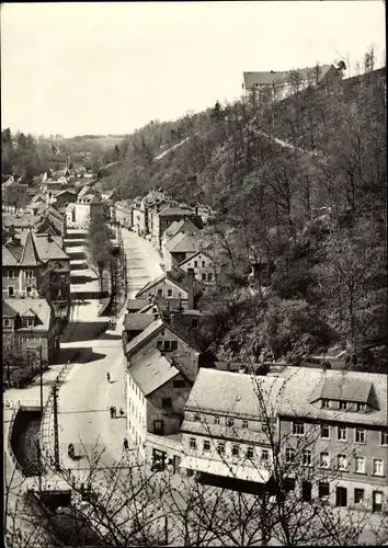 Ak Tharandt im Erzgebirge, Teilansicht